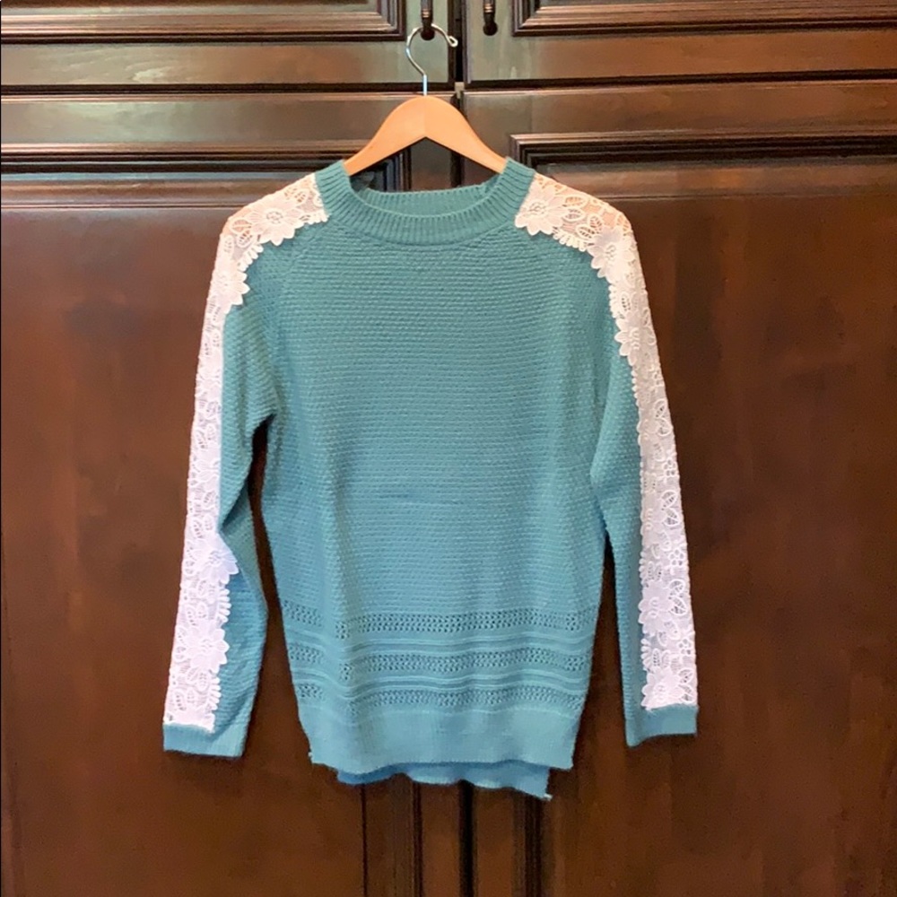 Listiele Knit Lace Sweater